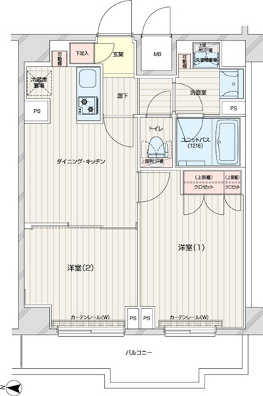 【間取り】 | ルーブル本羽田
