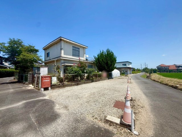 野洲市八夫　建築条件無し売土地の外観