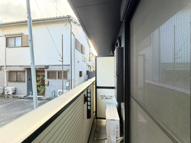 CASA武庫川Eのバルコニー