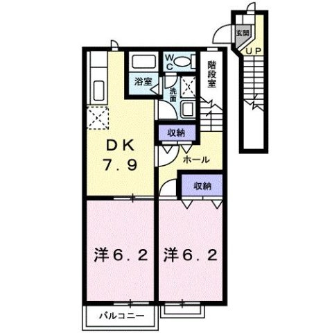 【間取り】 | グリーンコーポラスＢ