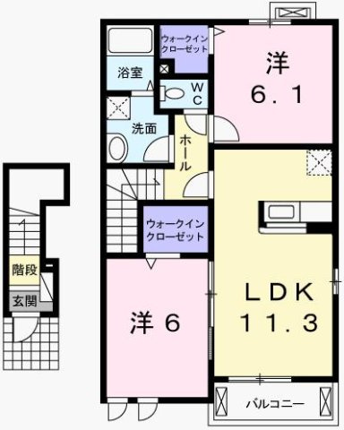 【間取り】 | イリーデＡ