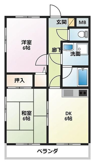 【間取り】 | エスポワール忠生