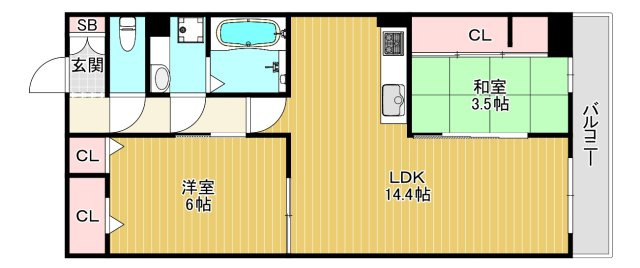 【間取り】 | Clashist中宮 South