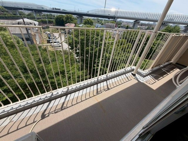 サングリーン松戸Ｂ棟のバルコニー