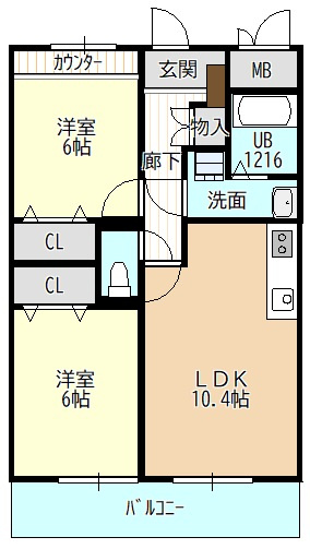 プティアルカンシェルの間取り