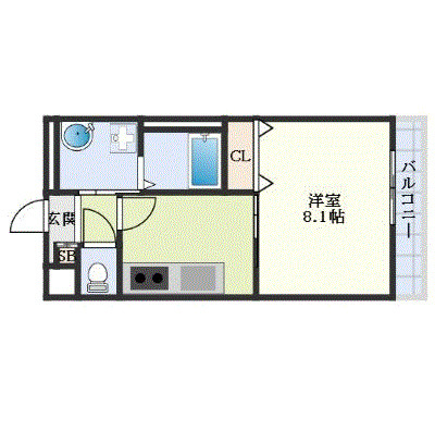 アムール高松東の間取り