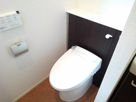 落ち着いたトイレです