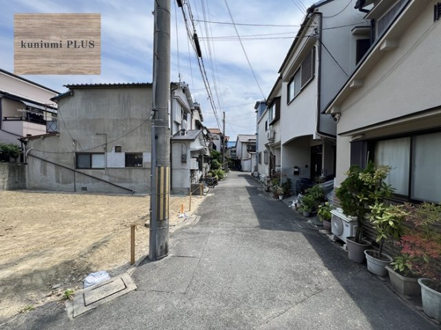 守口市藤田町4丁目の前面道路含む現地写真
