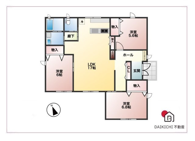 【間取り】 | 上里町七本木　中古戸建
