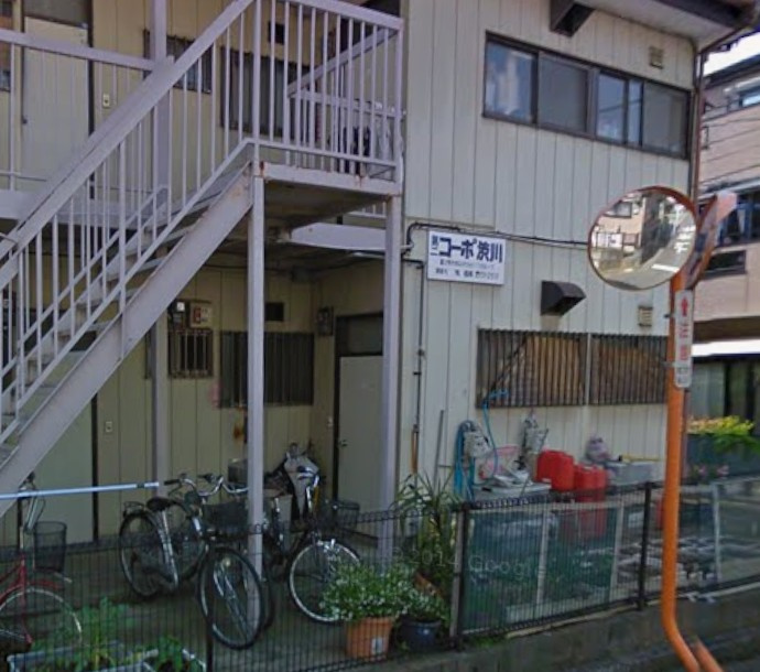 第二渋川コーポのエントランス