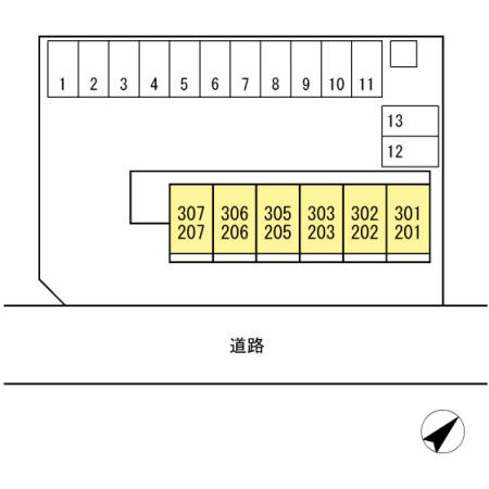 ファイン２１の区画図