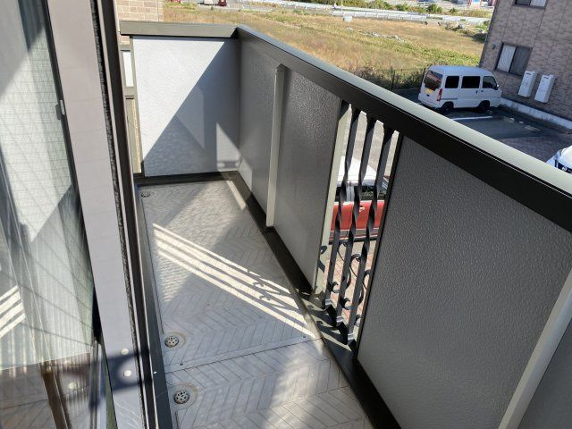 フロットハイムⅠのバルコニー