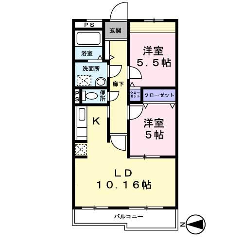 エスタシオンドーゼの間取り