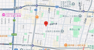 【地図】 | コスモ上町台グレイスタワー