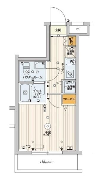 スカイコートパレス溝の口の間取り|間取りです。