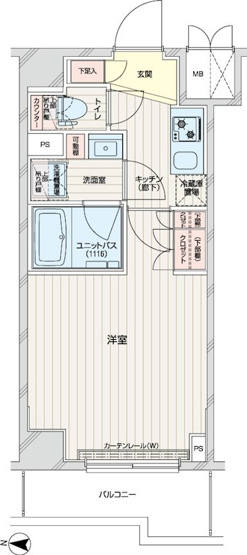 【間取り】 | ルーブル本羽田
