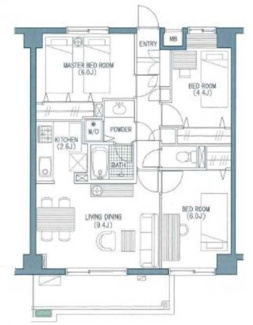 【間取り】 | ＬＡＮＡＩ　ＨＩＬＬＳＩＤＥ　１１８８ | 間取りです。