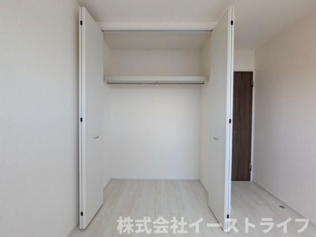 【新築戸建】　いわき市平沼ノ内第7　長期優良住宅　全1棟の収納|収納スペースが豊富です。全居室に収納が付いており、すっきり片づけることができ部屋を広く使うことができます。