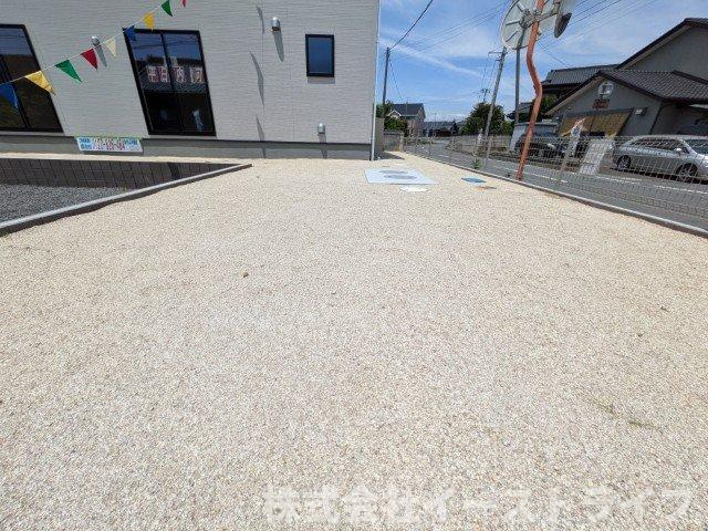 【新築戸建】　いわき市平沼ノ内第7　長期優良住宅　全1棟の庭|ガーデニングや家庭菜園が楽しめる庭が付いています！