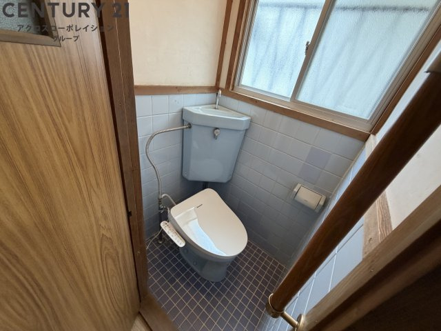 温水洗浄便座がついていて、うれしい！