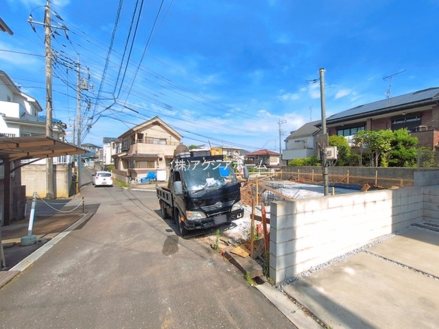 所沢市山口・全1棟　新築一戸建　～LDK16帖～の前面道路含む現地写真|2026年7月16日撮影