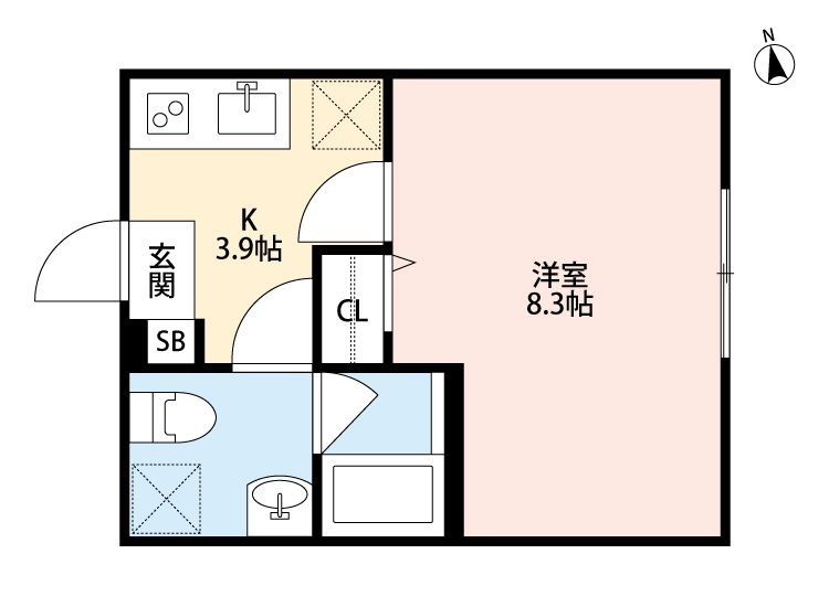 Free Hand船堀(フリーハンドフナボリ)の間取り