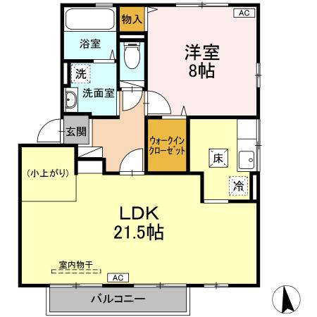 リビングタウン向中野　Ｂの間取り