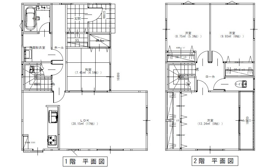 西区己斐東2丁目の間取り|車は並列４台以上駐車可能☆
