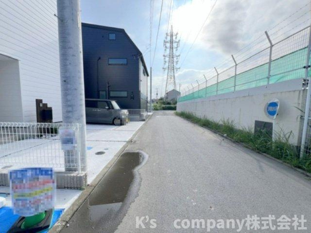 ◎茅ヶ崎市香川1丁目　新築戸建　1号棟◎の前面道路含む現地写真|前面道路の様子です◇