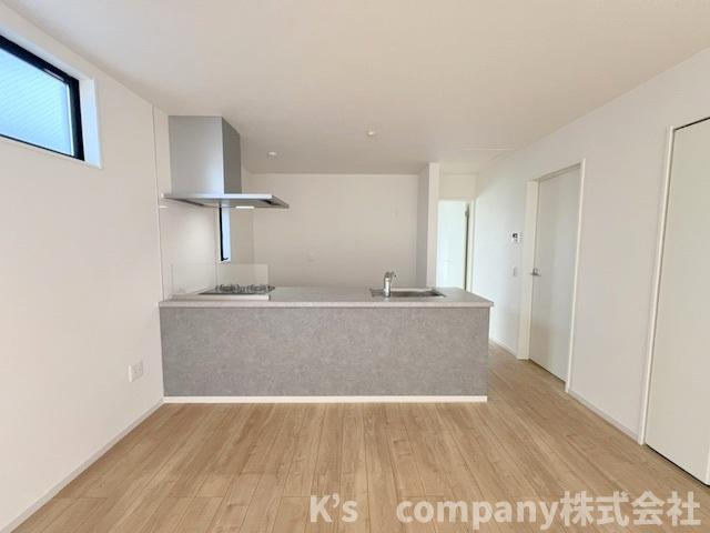◎茅ヶ崎市香川1丁目　新築戸建　1号棟◎のキッチン|リビングにいるご家族を感じながらお料理ができるカウンターキッチン☆