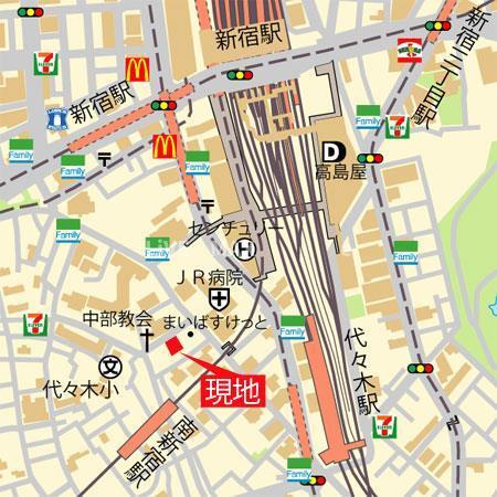 【地図】Buena Vista代々木
