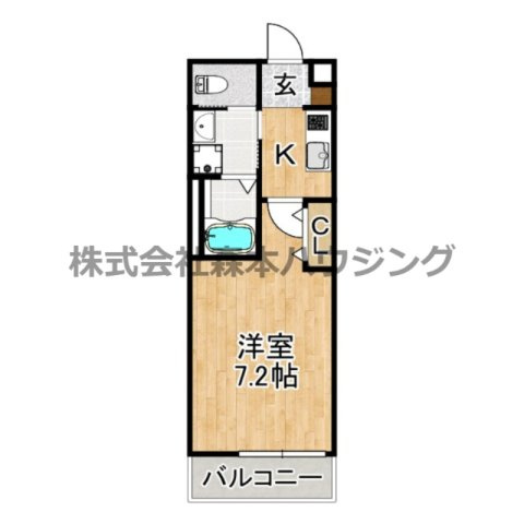 【間取り】 | 　ESCALA四條畷