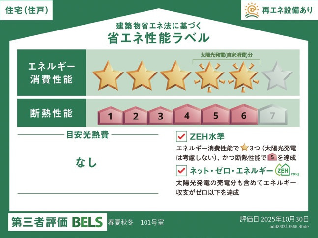 （シニア限定）春夏秋冬の省エネ性能ラベル