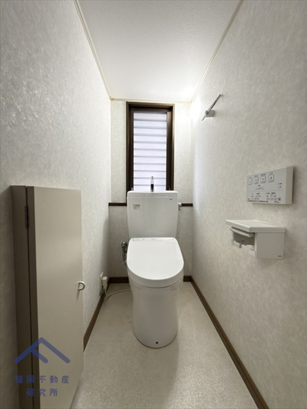 糟屋郡宇美町四王寺坂３丁目　戸建てのトイレ|１階のトイレはTOTO製アプリコットへ2018年に交換済みです