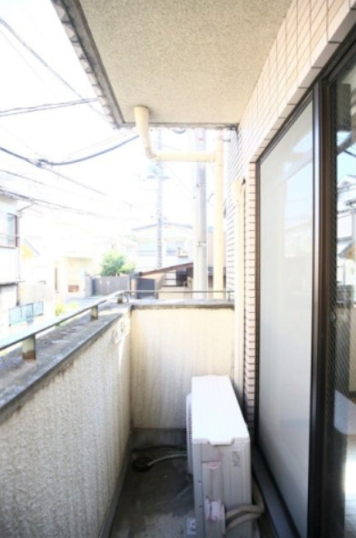 豊島区西巣鴨２丁目の賃貸マンションのバルコニー
