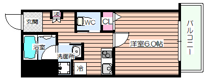 【間取り】 | エストゥルースプラス大阪福島