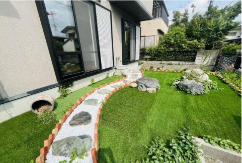 野田市木野崎　中古戸建　平成9年築の庭