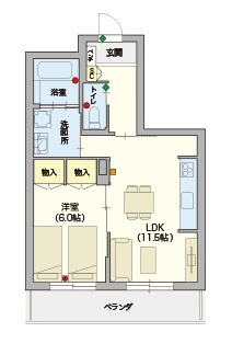 （シニア限定）春夏秋冬の間取り|シニアに優しい充実した設備