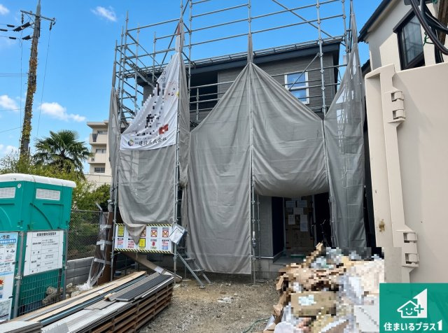 ■枚方市高田　新築一戸建ての外観|現在の進捗状況です！順調に作業進行中、完成が待ち遠しいです！詳細の間取り等、お気軽にお問い合わせください！