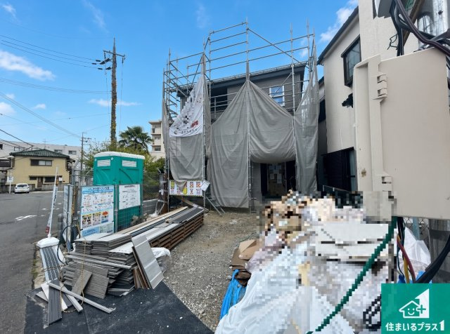 ■枚方市高田　新築一戸建ての外観|現在の進捗状況です！順調に作業進行中、完成が待ち遠しいです！詳細の間取り等、お気軽にお問い合わせください！