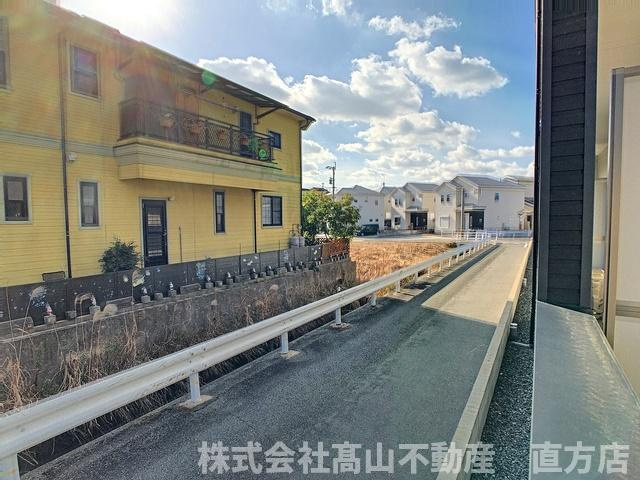 直方市大字感田のアパートの展望