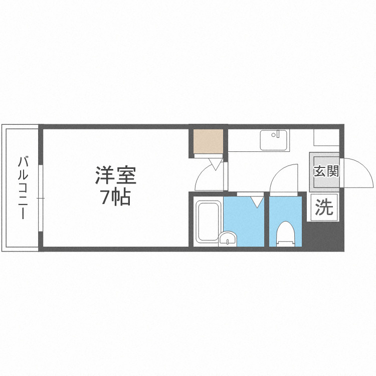 ラオム21の間取り|別号数タイプ
