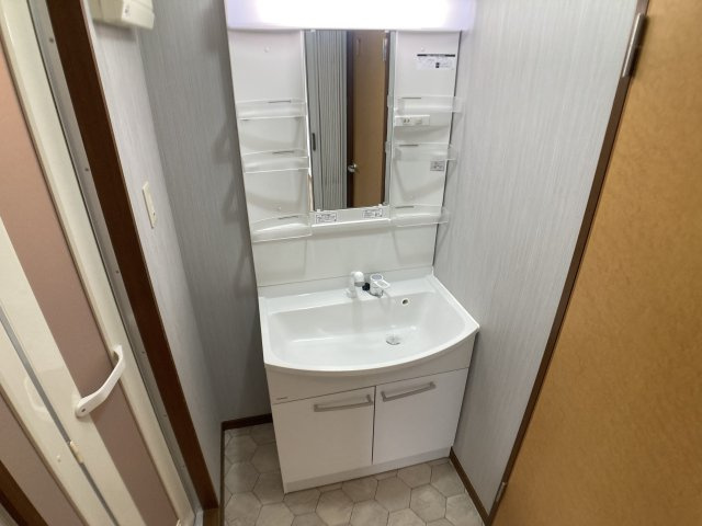 ガーデン北六甲の洗面所|シャワー付き洗面台