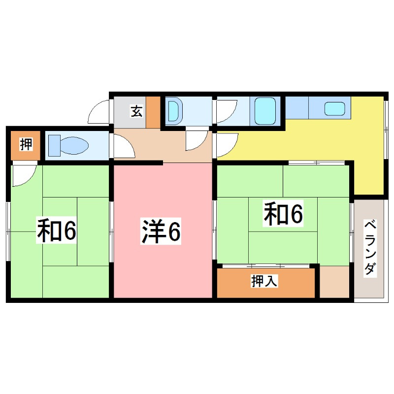 レイユール成和の間取り