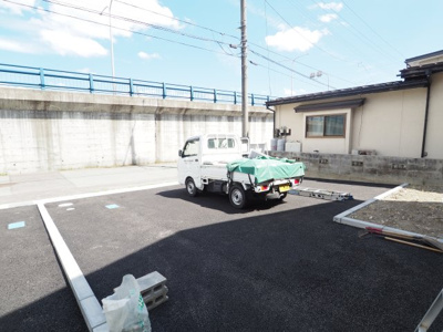 【駐車場】 | Cradle garden　山形市江南第２５　２号棟 | ★内覧予約でブランド米2kg★