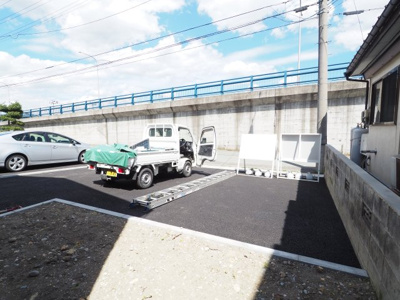 【駐車場】 | Cradle garden　山形市江南第２５　２号棟 | ★内覧予約でブランド米2kg★