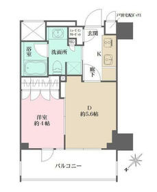 ザ・パークワンズ三軒茶屋の間取り