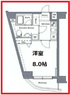 【間取り】 | クレアシオン浅草Ⅱ
