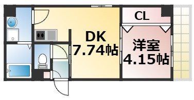 【間取り】 | プリエール高井田　仲介手数料無料