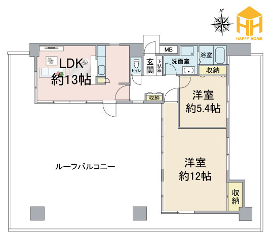 エーベル伊丹参番館の間取り|※現況と図面が異なる場合現況を優先いたします。